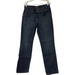 Rock & Republic Mens Jeans Size 32 Blue Denim Straight Leg Studded Pockets NWT